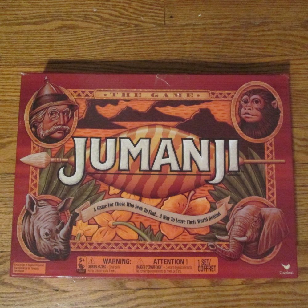 2018 Jumanji Movie Fun Family Board Game Cardinal